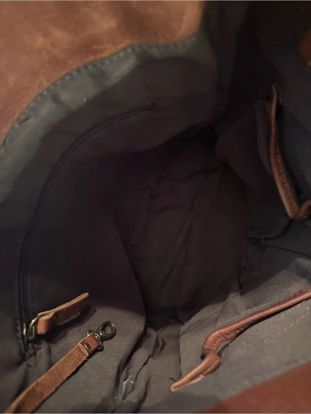 Duluth Trading Co. Women’s Lifetime Leather Crossbody Bag #48703 — discontinued